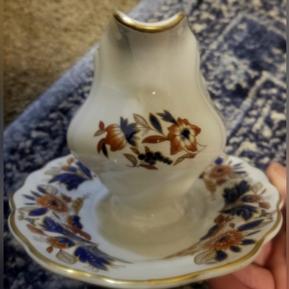 Dovedale Booths, Made in England, Vintage Gravy Boat & Under Plate - Picture 2 of 7